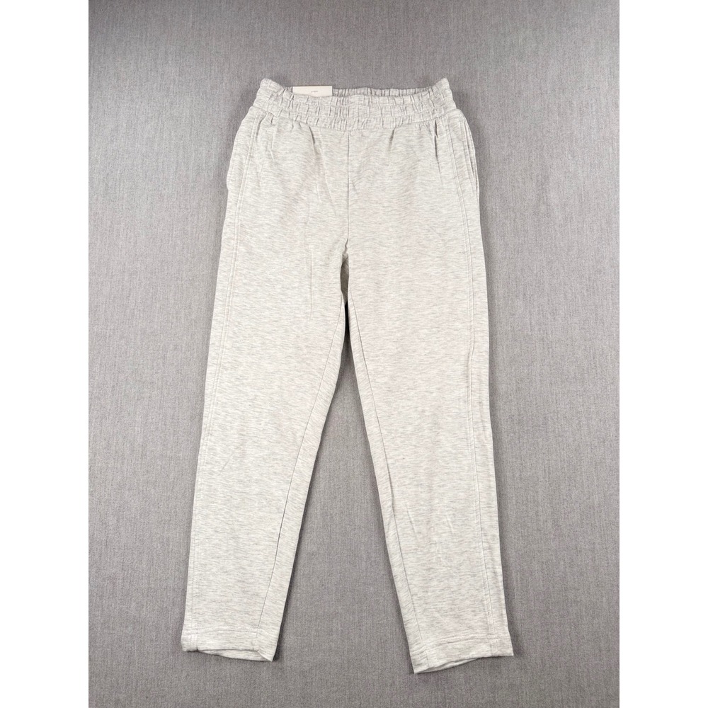 Danskin Luxe Retro Jogger Heather Grey Elastic Waist Sweatpants 1899387 Size S